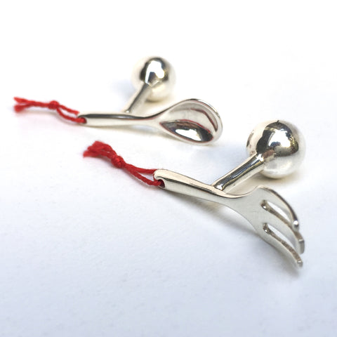 Fork and Spoon Cuff Links