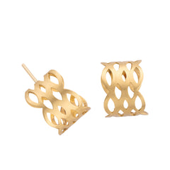 Doily Loop Earrings- Small